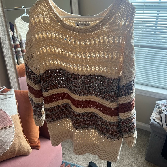 Zara Knit Sweater | Oversized Fit - Picture 3 of 5